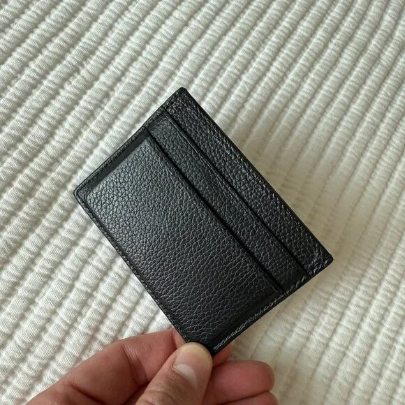 Balenciaga Black Leather Cardholder - Picture 3 of 5